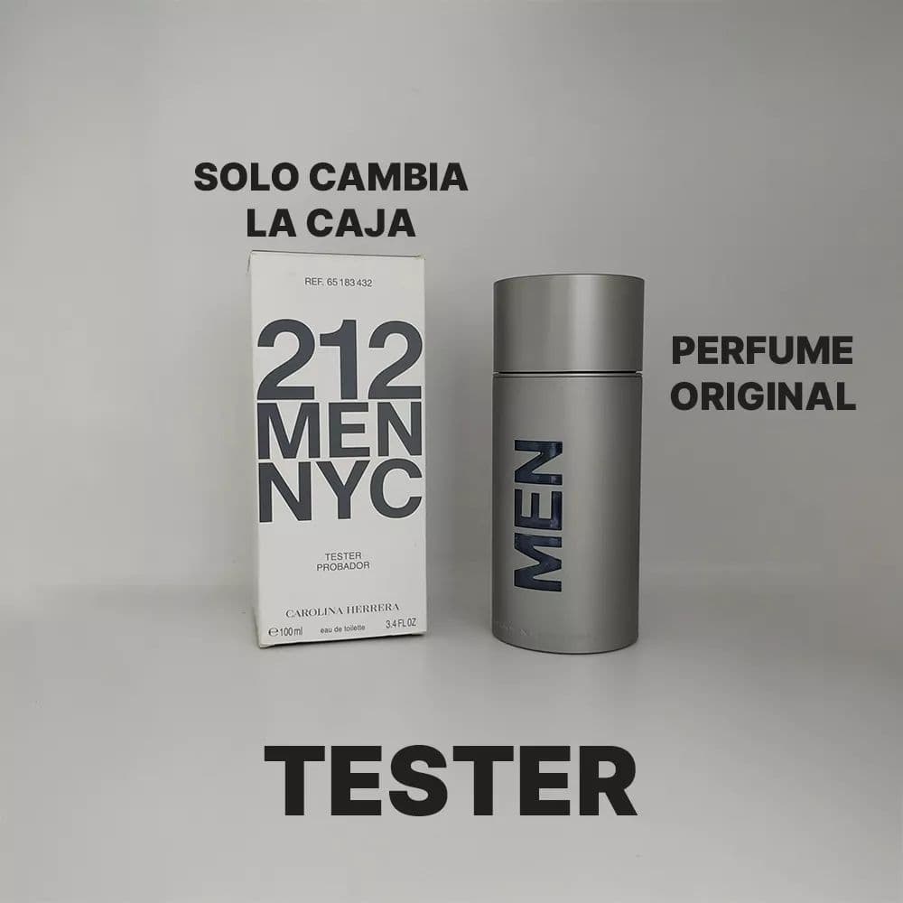 TESTER CAROLINA HERRERA 212 NYC MEN EDT 100ML